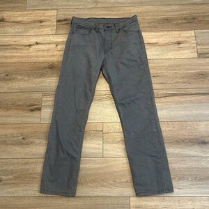 Men's Levis 511 Slim Fit Stretch Denim Jeans SZ 32x30 Gray Modern Red Tab